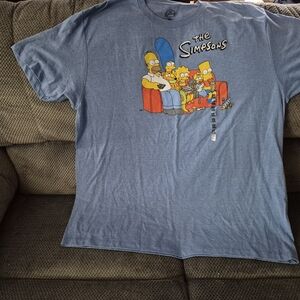 The Simpsons Family Graphic Tee - Blue
